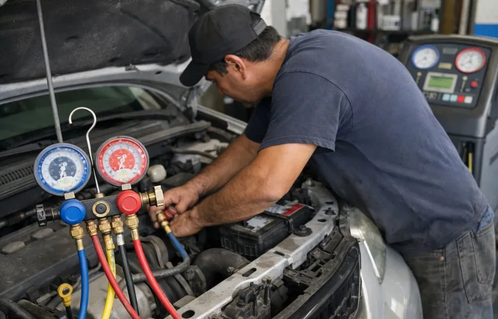 AC Cooling Only While Driving